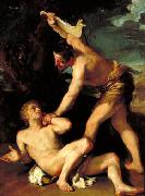 Gaetano Gandolfi Cain Killing Abel oil painting
